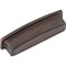 Jeffrey Alexander 96 mm Center Brushed Oil Rubbed Bronze Square-to-Center Square Renzo Cabinet Cup Pull 141-96DBAC - alternate 10
